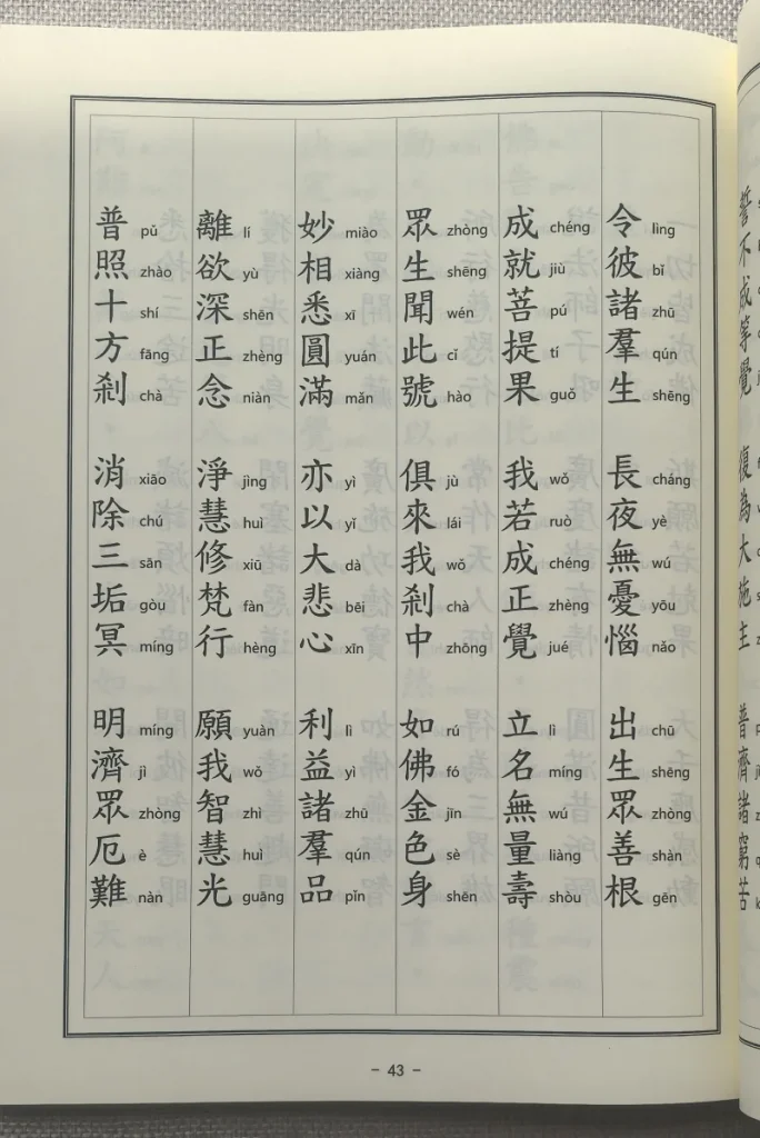 图片[2]-无量寿经·正体竖排大字拼音版-报恩阁